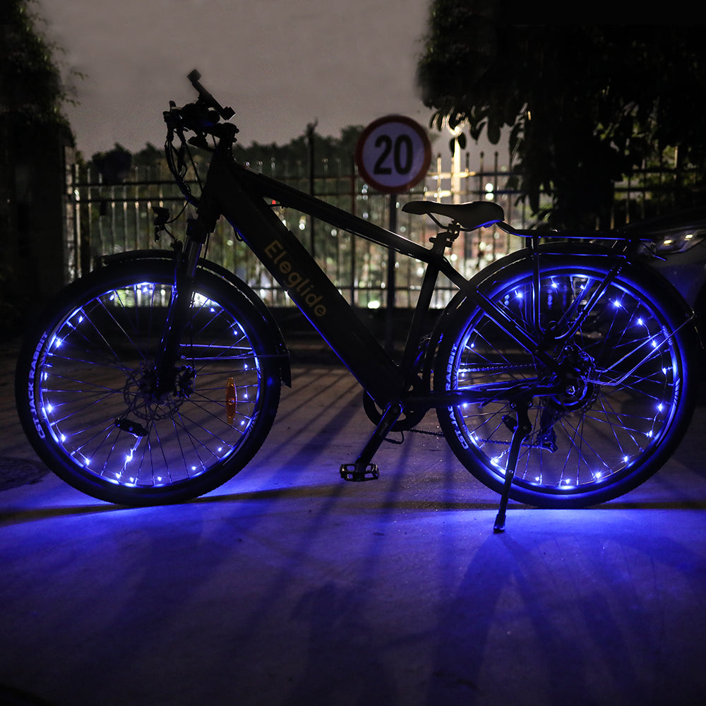 Mountain bike wheel online lights